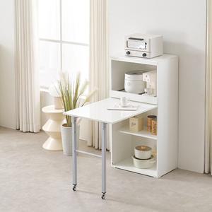 접이식 폴딩테이블 콤비 수납 확장 원룸 렌지대식탁식탁겸용렌지대 렌지대