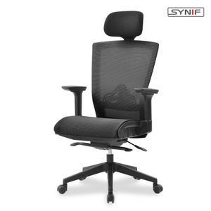 시니프 에어웰 풀메쉬의자 502L 블랙 사무용 컴퓨터 책상의자
