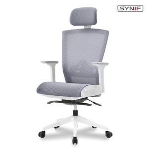 시니프 에어웰 풀메쉬의자 502L 화이트 사무용 컴퓨터 책상의자