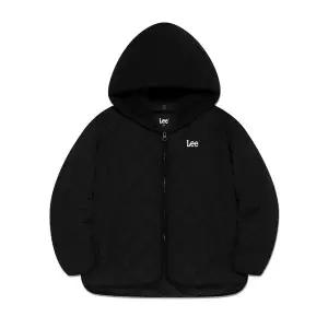 [Lee Kids](센텀시티점)레귤러핏 다이아퀼팅 후드 패딩 점퍼 블랙 LK2403JU07BK