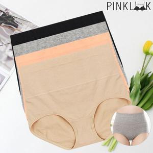 [핑크룩]파워 똥배 순면 뱃살보정 복대여성팬티4종SET_P322112030