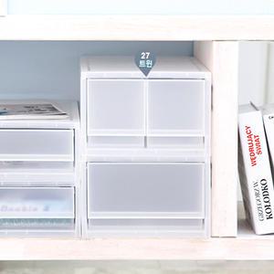 natural 서랍 박스 수납 정리함 반투명 27cm 트윈 1개 수납박스 플라스틱 서랍장 펜트리정리함 책상정리
