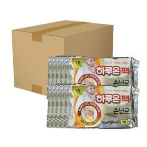 [기타] 지엘 하루온팩 손날로 핫팩 손난로 군용 캠핑 외출 100개 대용량