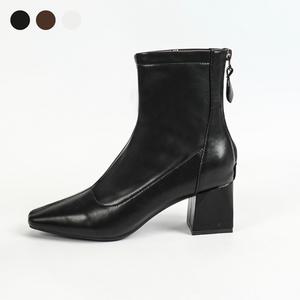 페조 앵글부츠 가벼운 스판 통굽 부츠 6cm