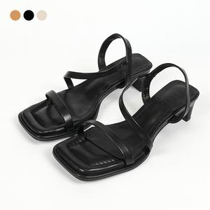 페조 여성샌들 빅사이즈 통굽 힐 5cm