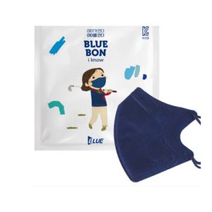 블루본 아이노우 마스크 유아 소형 추천 네이비 30매