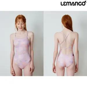 르망고 4484 모닝글로우 골드핑크 여성 원피스 수영복 LEMANGO