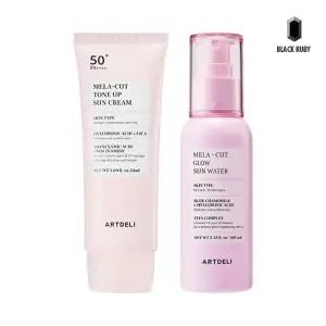 아트델리 멜라컷 톤업 선크림 50ml + 선워터 100ml