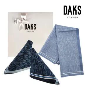 [롯데백화점]닥스 로고패턴 남성용 선염손수건 DEI2105