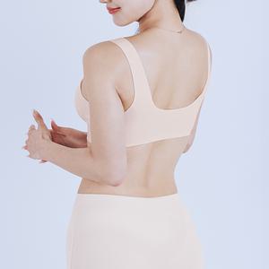 HNF 심리스브라 노와이어 일체형 볼륨업 패드 브라탑 여자 속옷