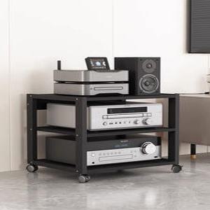 월넛 D07 거실장 선반 2단 오디오 거실 사각프레임A 3단 모듈가구 25 서랍장 블랙