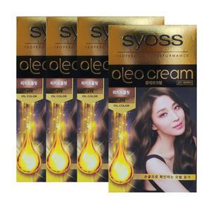 사이오스 올레오크림 새치커버 염색약 4N 리치초콜릿 4개