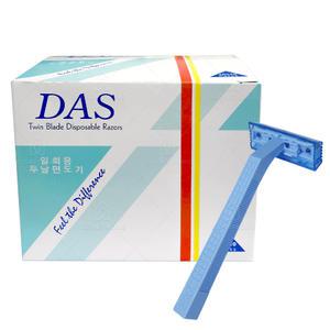 다스 일회용 면도기 1박스 100개입 두날 휴대용 펜션 모텔 찜질방 DAS