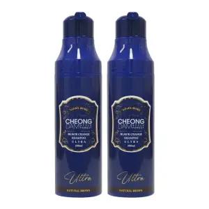 청담스타일 포레스트 블랙체인지 울트라 염색샴푸 200ml 자연갈색 2개 새치커버