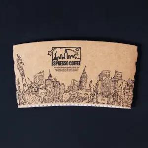 컵홀더 300/390ml(10/13온스) 뉴욕 1000개 테이크아웃 종이 커피 컵홀더