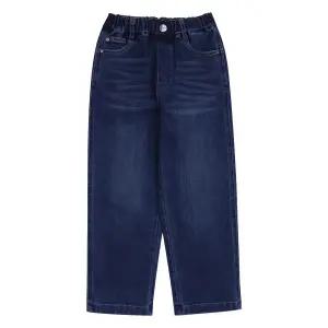 [롯데백화점]빈 네이비 블루 워싱 데님 일자 팬츠BY53PT01NV