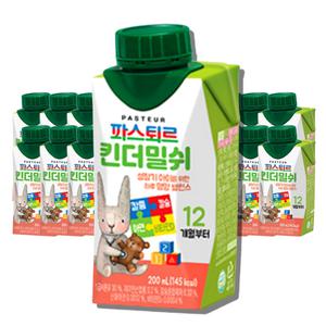 파스퇴르 킨더밀쉬 200ml 20개 성장기 영양 음료