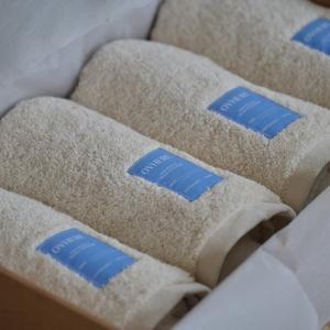 [오브히어](강남점)40수 코마사 200g 무염색 타월 4P 세트