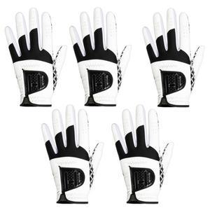 [지맥스]5장 지맥스 핸즐 남성 연습용 왼손 실리콘 합피 블랙 골프장갑