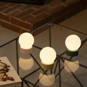 최대 60시간 지속되는 무선 미니문 LED 무드등 3colors (9색상/밝기조절)