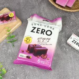 롯데웰푸드 제로 연양갱 팥 6번들 300g