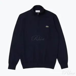 라코스테 클래식 핏 집 스웨터 AH1980 166 하프 집업 니트
