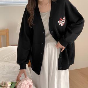 [공구우먼] [제작] 스트러글 루즈핏 브이넥 포켓 가디건 81104 빅사이즈여성의류