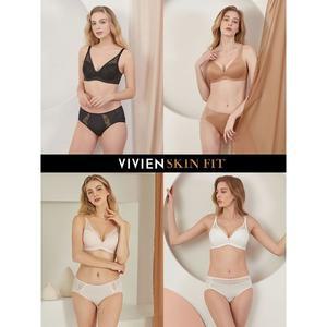 [비비안 스킨핏] 누디업올커버 노와이어 여성 속옷 세트 8종_P391129522