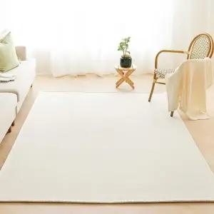 스칸디앤홈 먼지없는 플레인 사이잘룩 러그 거실 카페트 크림아이보리 200x300