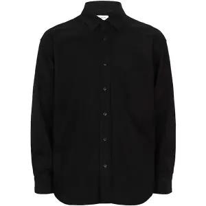 르메르 25SS 블랙 코튼 빅 셔츠 OV1019 LF1365 999