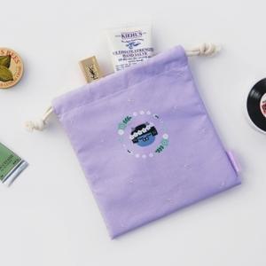 카카오 플라워 스트링주머니M