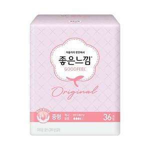 좋은느낌 오리지널 맥시슬림 중형, 36매, 1개