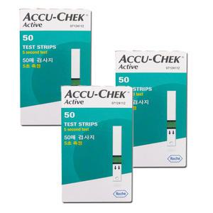 로슈 아큐첵 액티브 시험지 150매 혈당 스트립 검사지 당뇨 소모성 재료