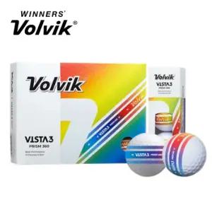 볼빅 비스타3 프리즘 3피스 골프공 12구 화이트