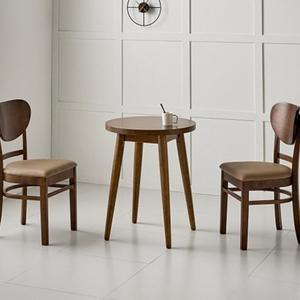 가구산책 원목 원형 테이블 700 GF302