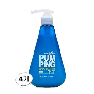 페리오 펌핑치약 스피아민트향 285g 4개