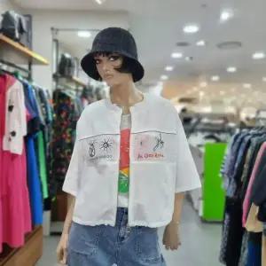 베네통/애플아울렛/마 혼방 백 니트 자수 점퍼/BAJPB3531