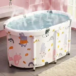 캐릭터 접이식 반신욕조 좁은 욕실 이동식 간이