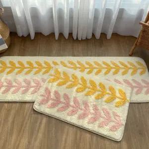 리프 욕실 현관 발매트 화장실 주방매트(40x120cm)