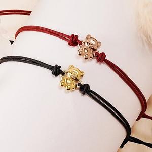 골드앤 14K 골든베어 매듭 팔찌 소