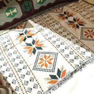 크로퍼스 스노우 양면 블랭킷 감성 캠핑 러그 담요 소파 카페트 180x230 (CGR-016)