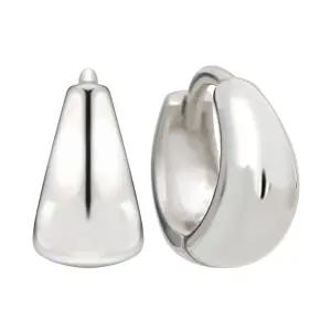 워터 드롭 92.5 실버 볼륨 물방울 원터치 링 은 귀걸이
