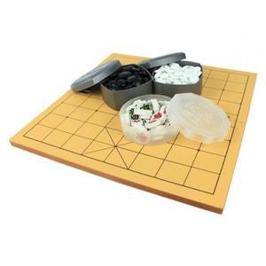 (학습교재)보약게임 경북 15mm 접이식양면바둑판+바둑알+장기알