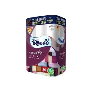 잘풀리는집 3겹화장지 궁 30m 30롤 x 1팩
