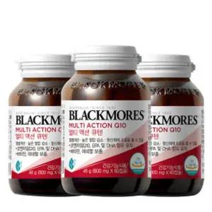 | 블랙모어스 | 코엔자임 Q10 코큐텐 항산화영양제 멀티액션큐텐 180캡슐 90일분 운동보충제 콜레스테롤관