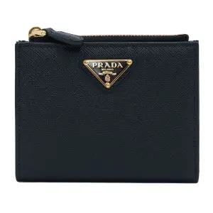 25FW  사피아노 반지갑 블랙 1ML050 QHH F0002