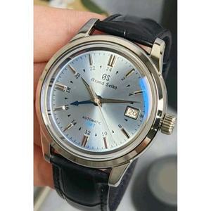 커스텀 수작업 Mod 40mm NH34A GMT 자동 시계 [세금포함] ( Grand Seiko 세이코 Mod) GS 라이트 블루