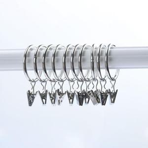 [HYD45236_56]집게링 커튼봉 커튼걸이 10P M11260