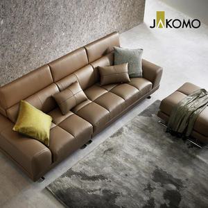 [스툴무료][자코모] 로벨 3.5인 기능성 이태리 천연면피 소가죽 소파+스툴