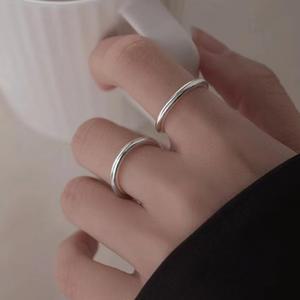 얇은반지 실반지 은실반지 레이어드링 행운반지 우정링